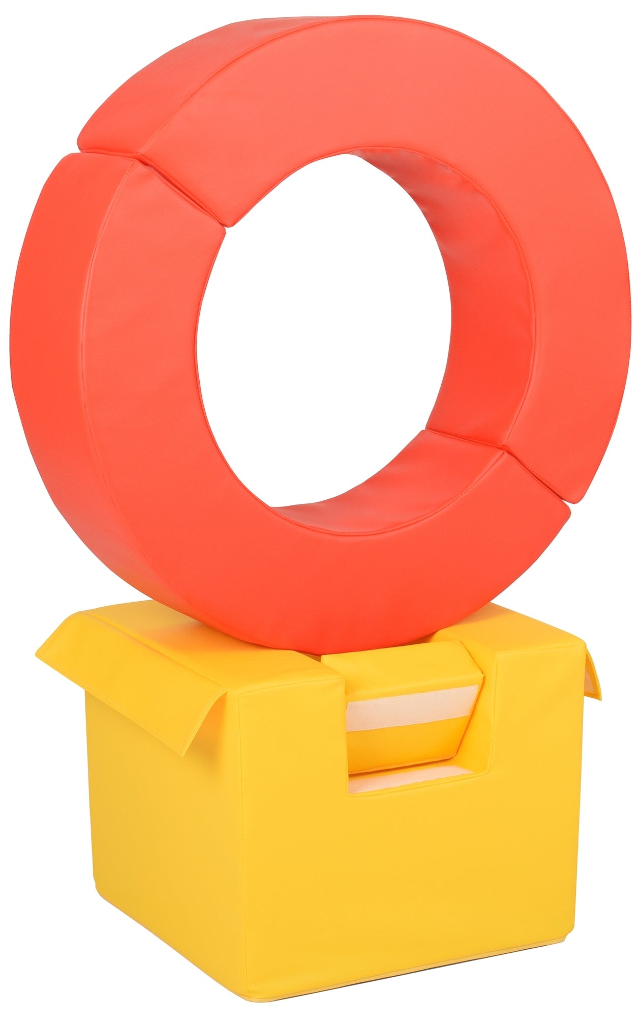 Red & Yellow Hoop & Cube Soft Play