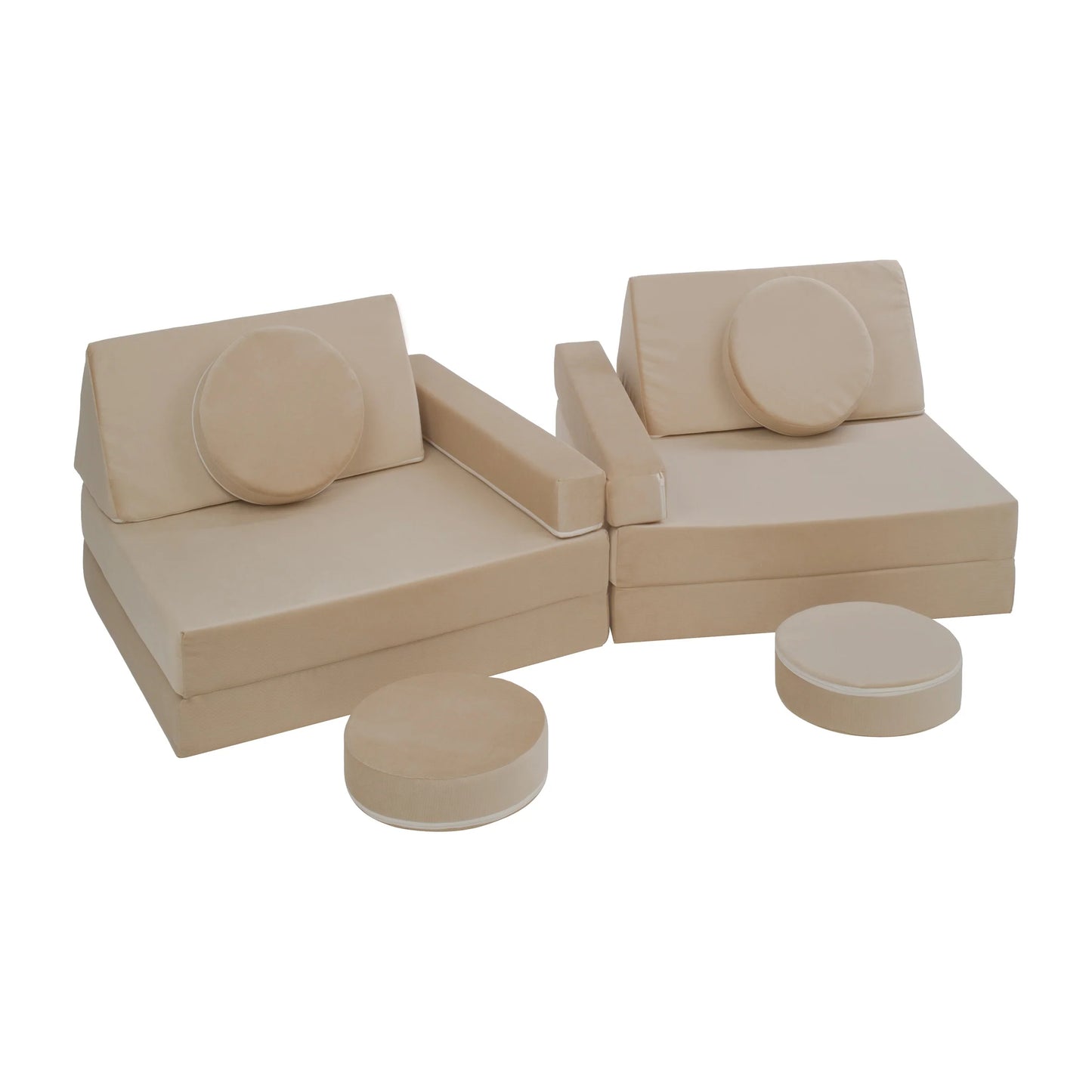 Beige Soft Play Sofa