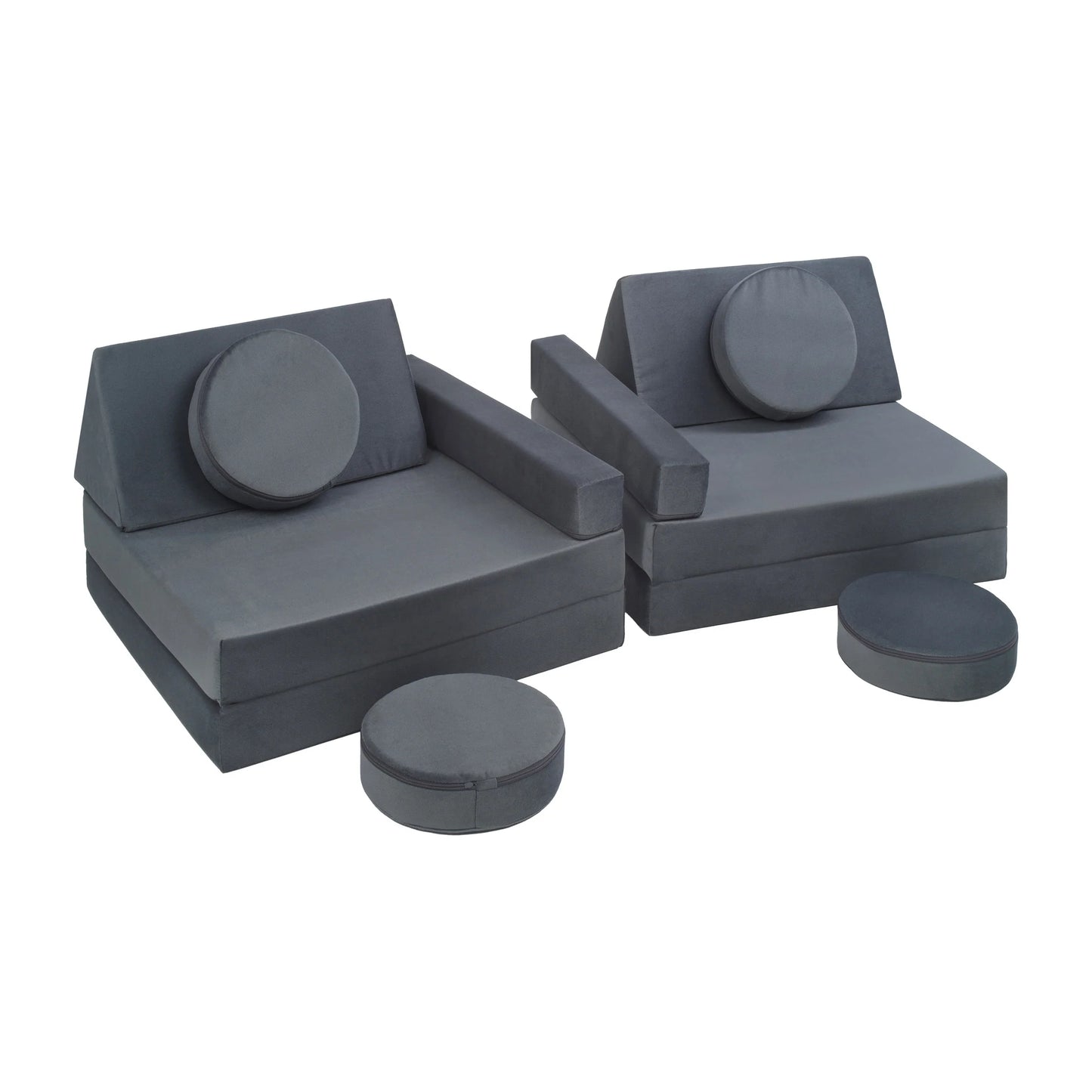 Dark Grey Soft Play Sofa