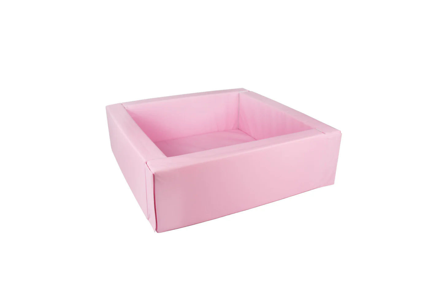 Pink Square Ball Pit + Balls