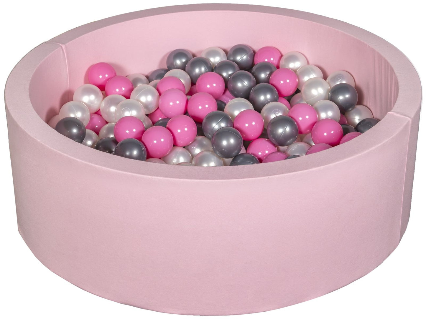 Pink Round Ball Pit + Balls