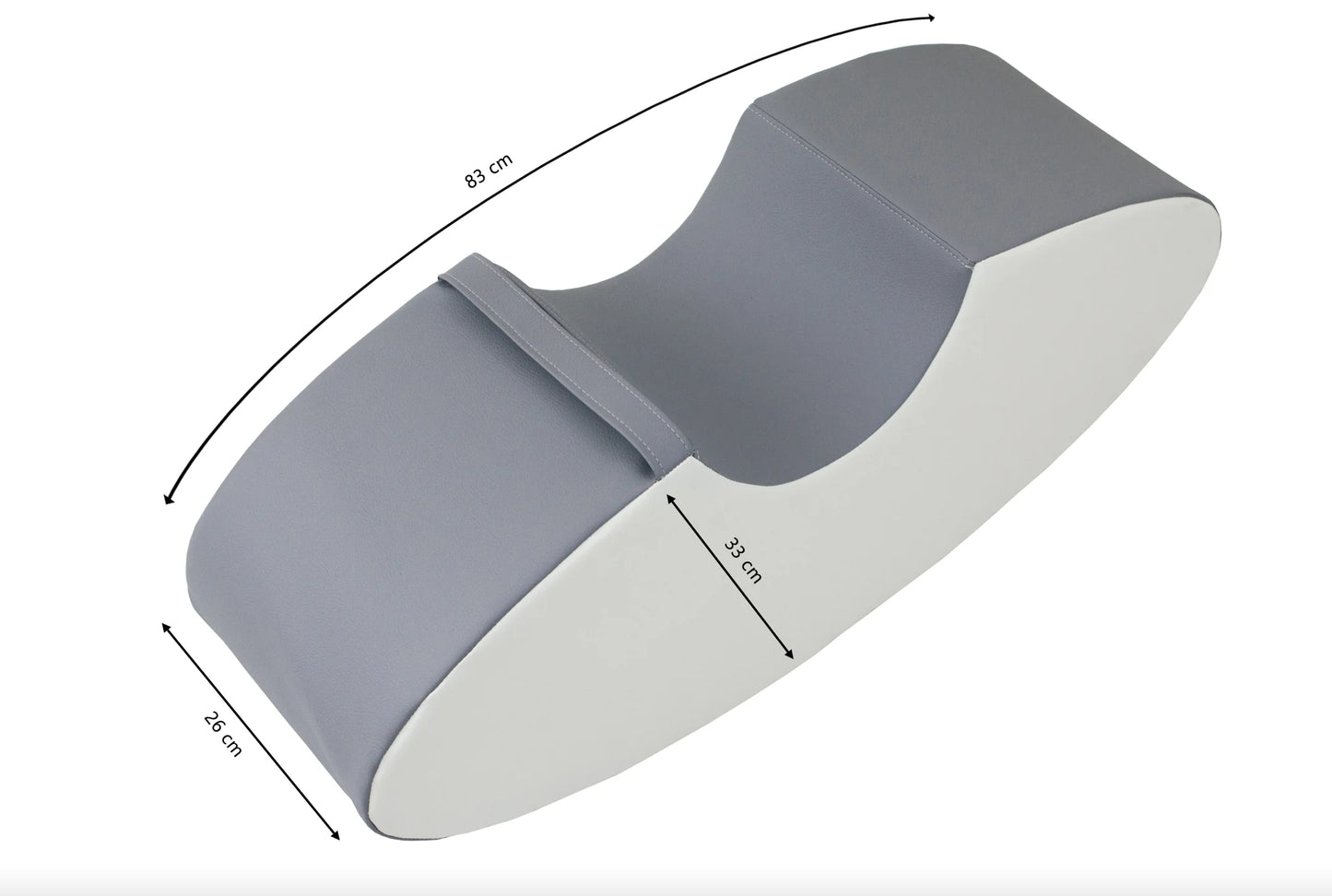 Grey & White Rocker Soft Play With Handle