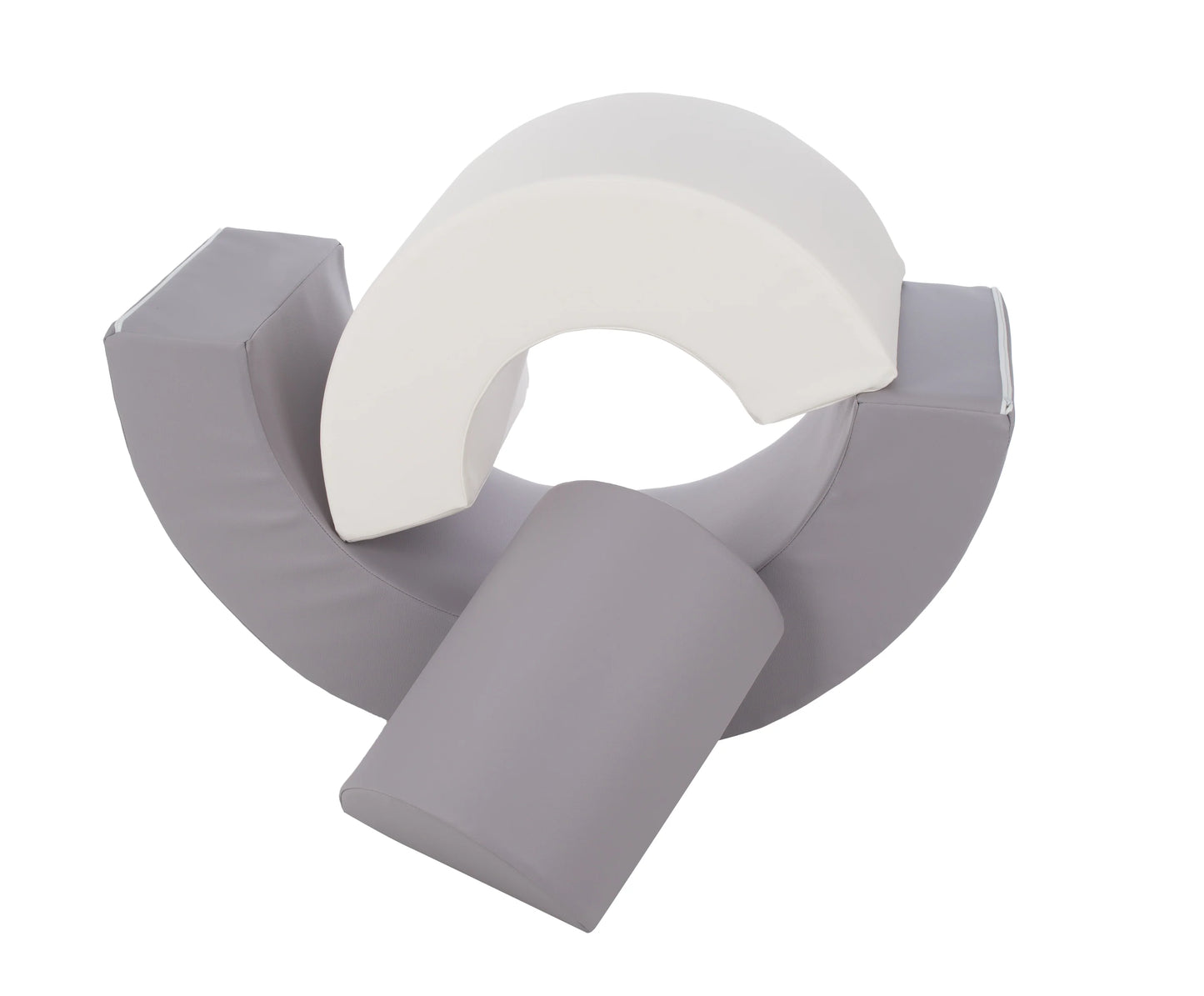 Grey & White Rainbow Soft Play Arch