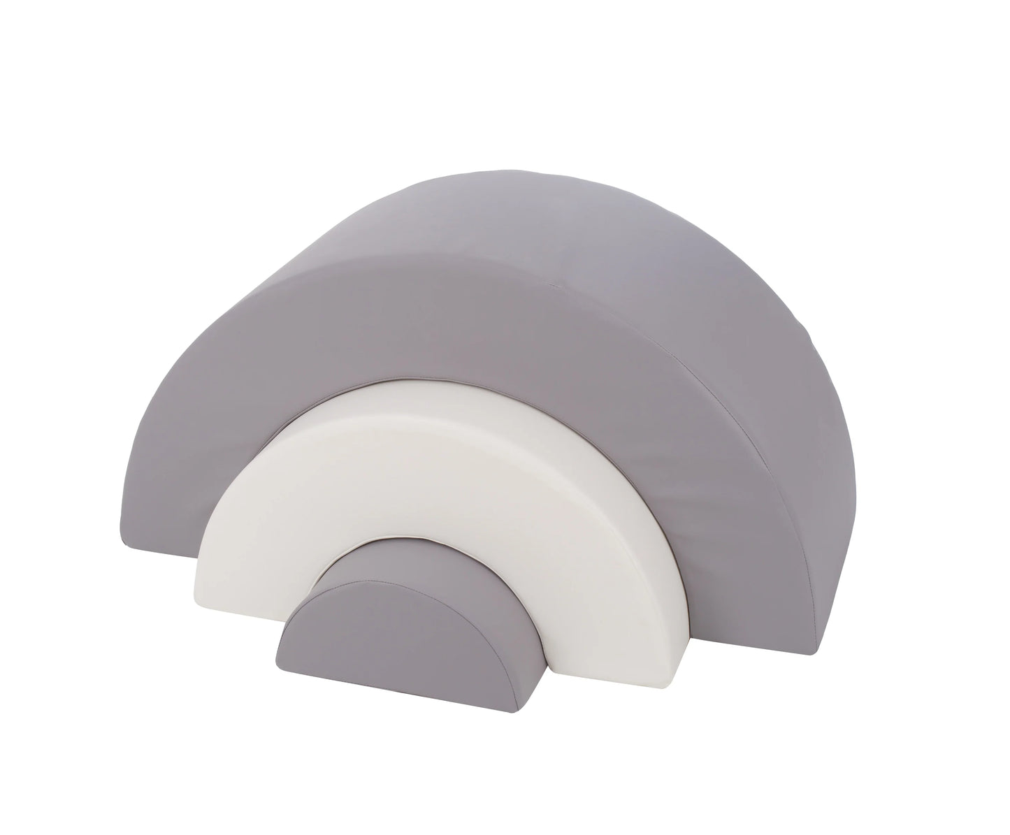 Grey & White Rainbow Soft Play Arch