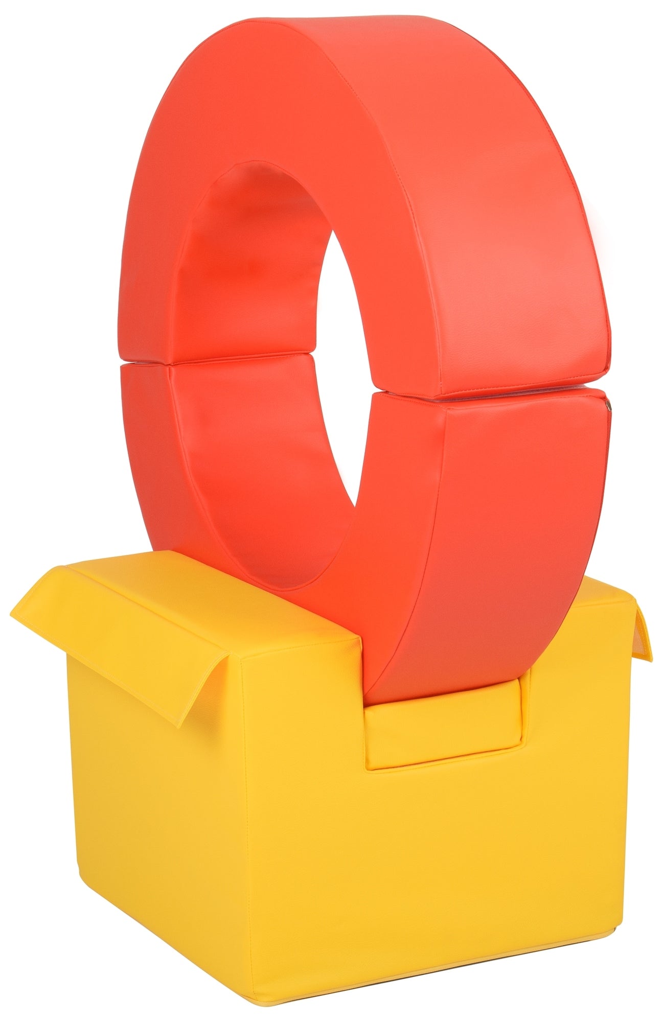 Red & Yellow Hoop & Cube Soft Play