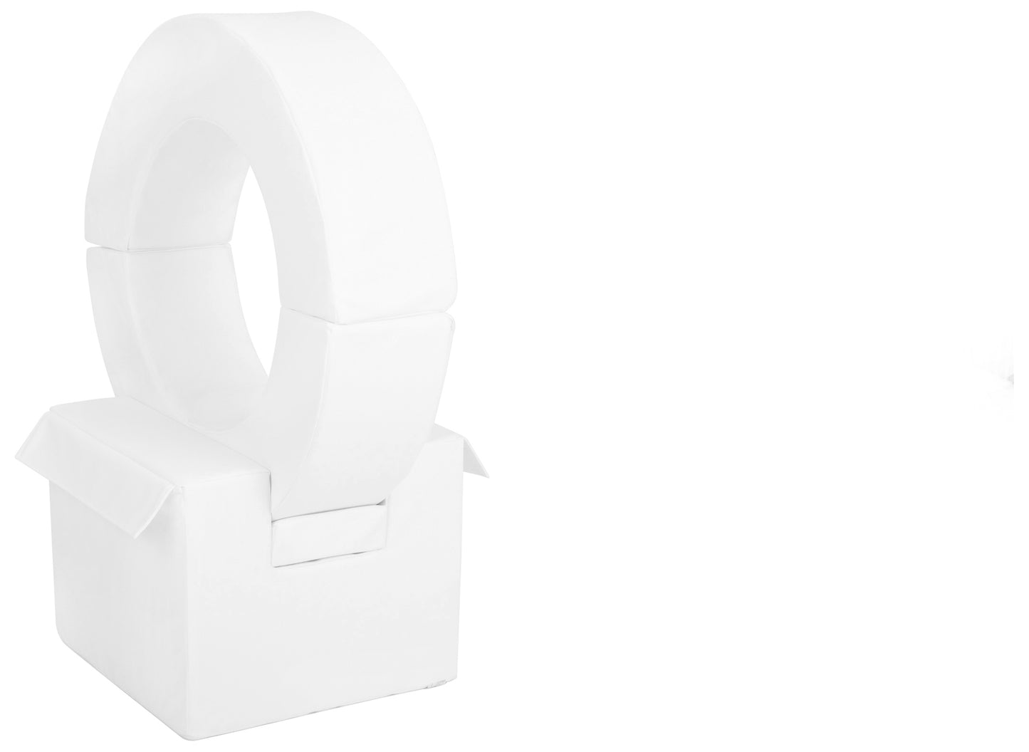White Hoop & Cube Soft Play