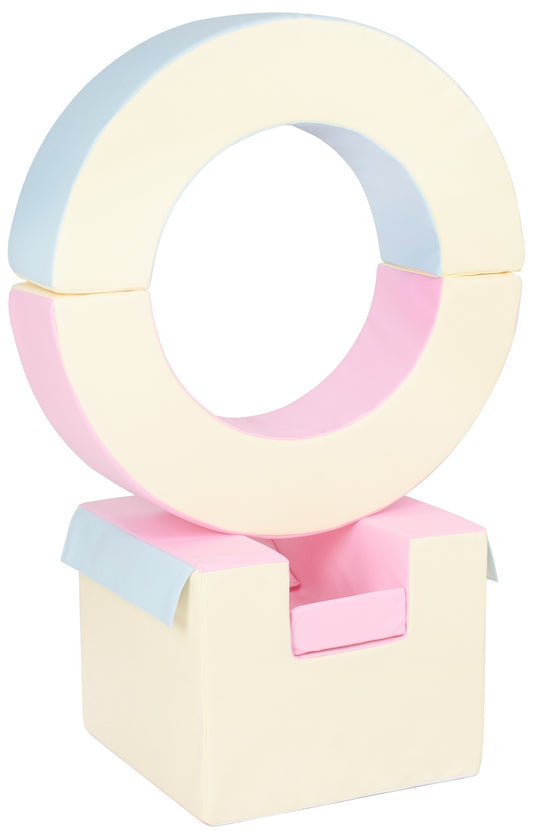 Pastel Trio Hoop & Cube Soft Play