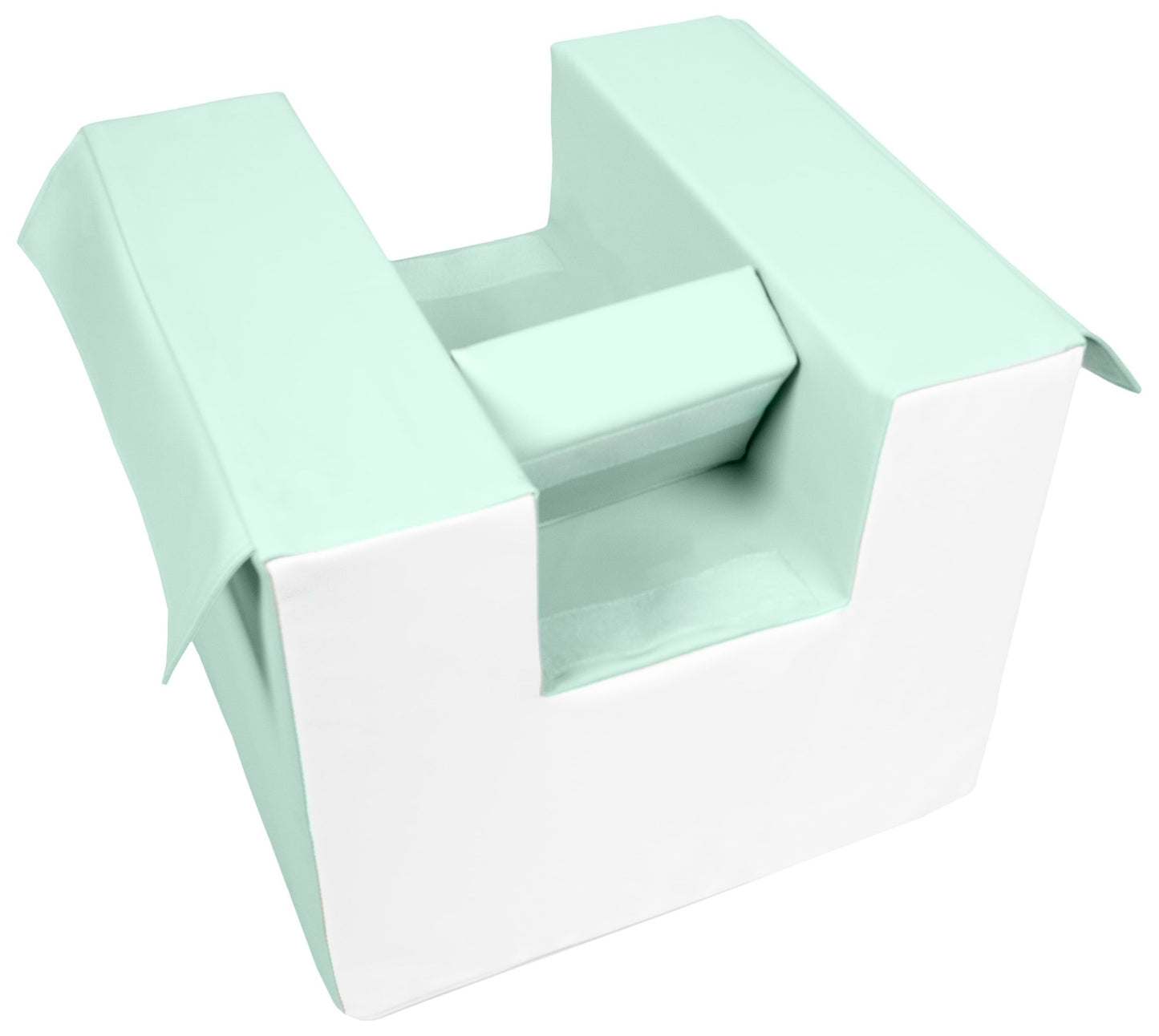 Mint & White Hoop & Cube Soft Play