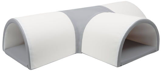 White with grey 3 entrance tunnel