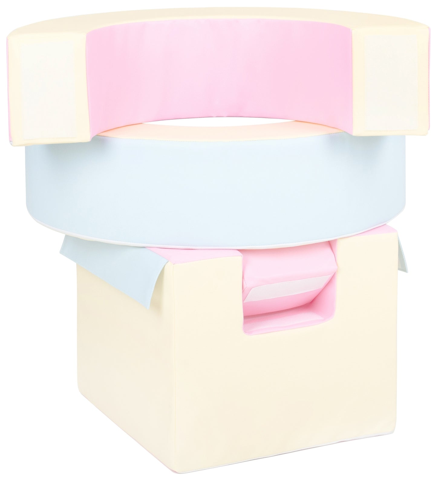 Pastel Trio Hoop & Cube Soft Play