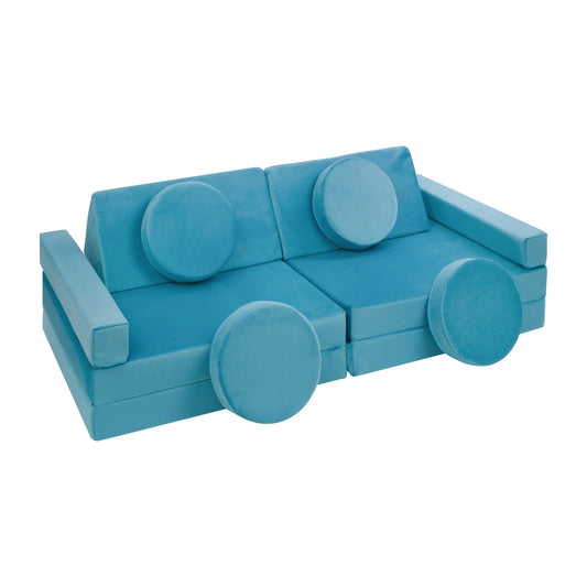 Teal Soft Play Sofa