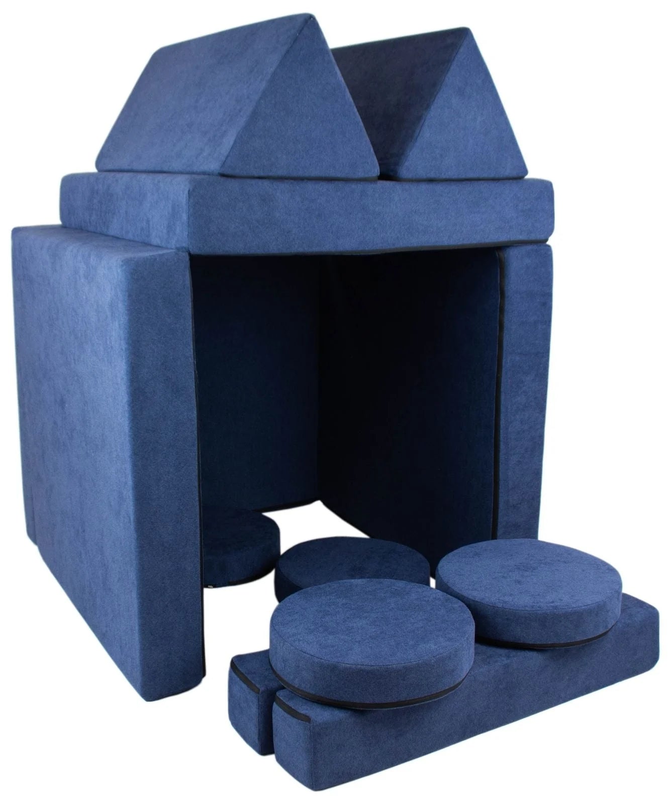 Navy Soft Play Sofa