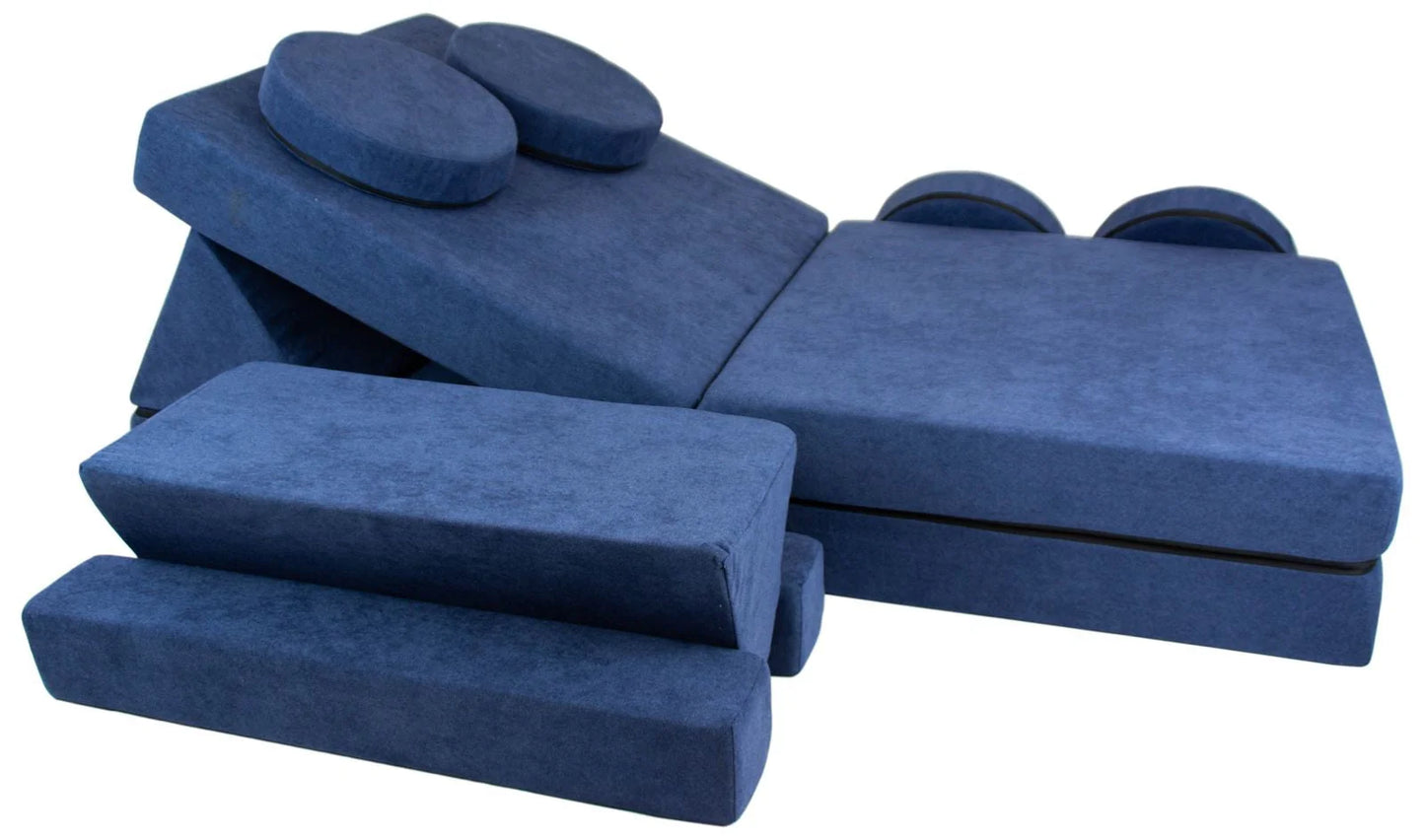 Navy Soft Play Sofa