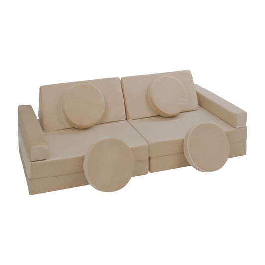 Beige Soft Play Sofa