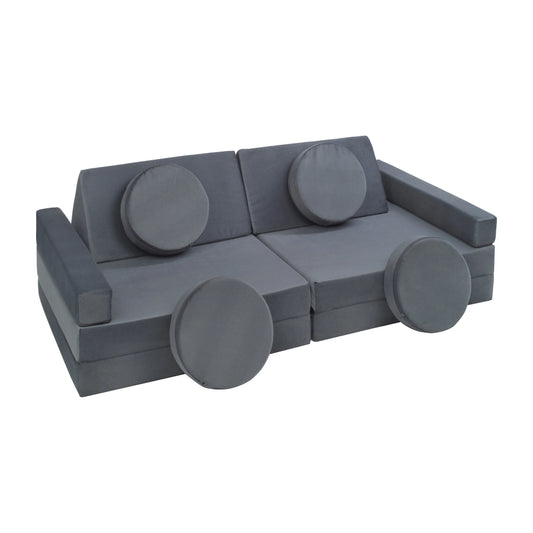 Dark Grey Soft Play Sofa