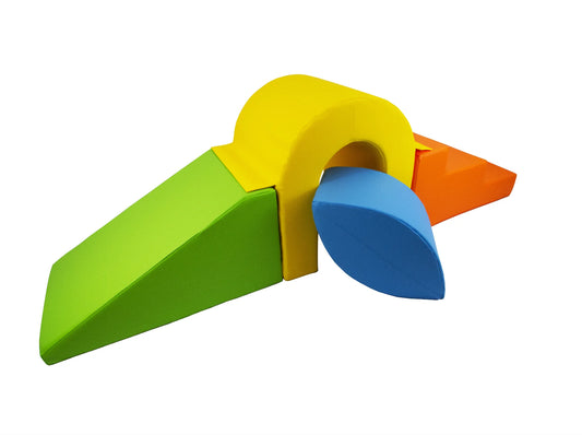 Multicolour Bridge/Slide And Balance Ball Soft Play Set