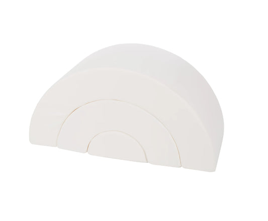 White Rainbow Stacker Soft Play Arch