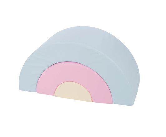 Pastel Rainbow Stacker Soft Play Arch
