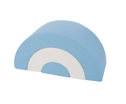 Blue & White Rainbow Stacker Soft Play Arch