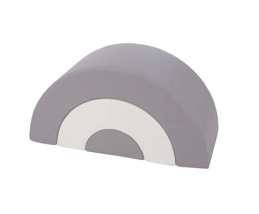 Grey & White Rainbow Soft Play Arch