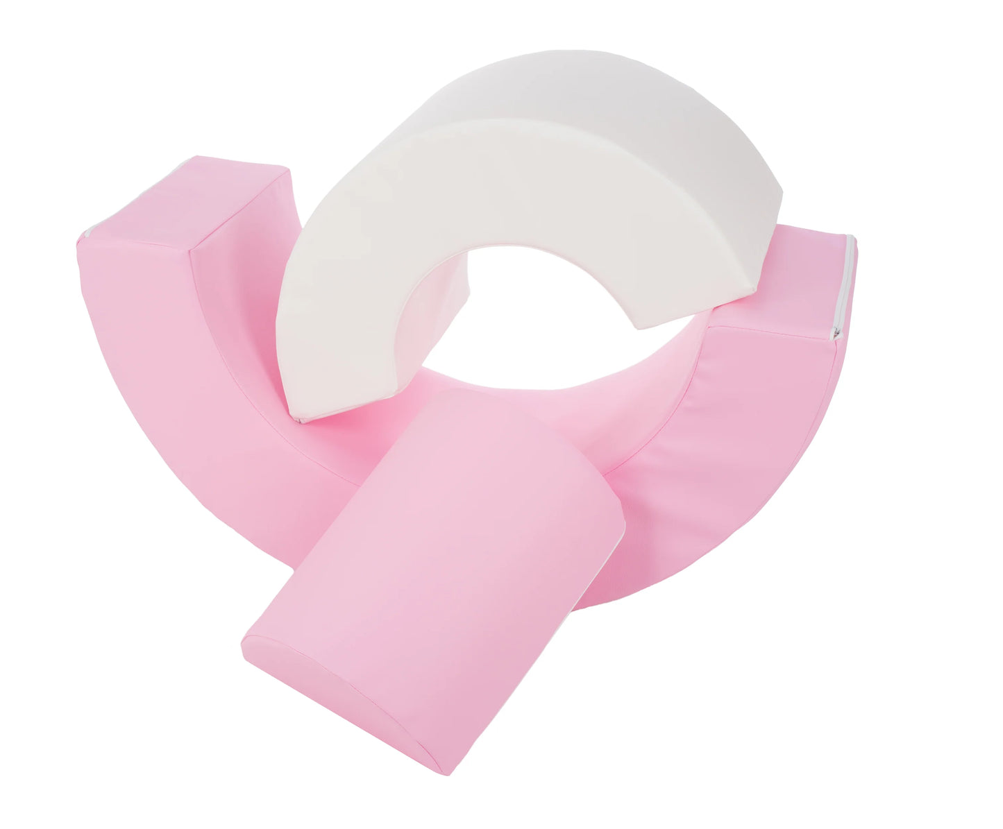 Pink & White Rainbow Stacker Soft Play Ser