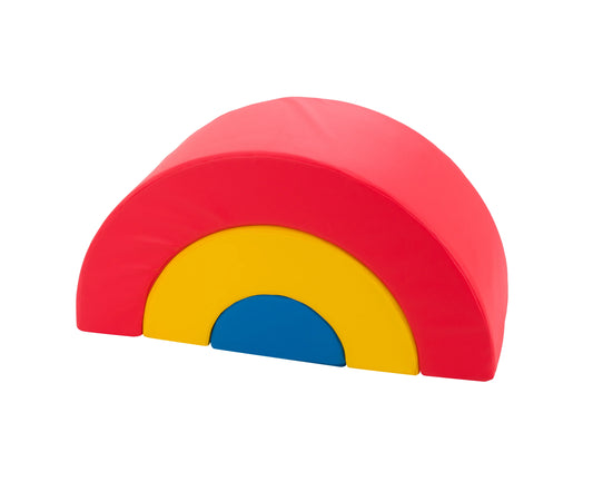 Multicoloured Rainbow Stacker Soft Play arch